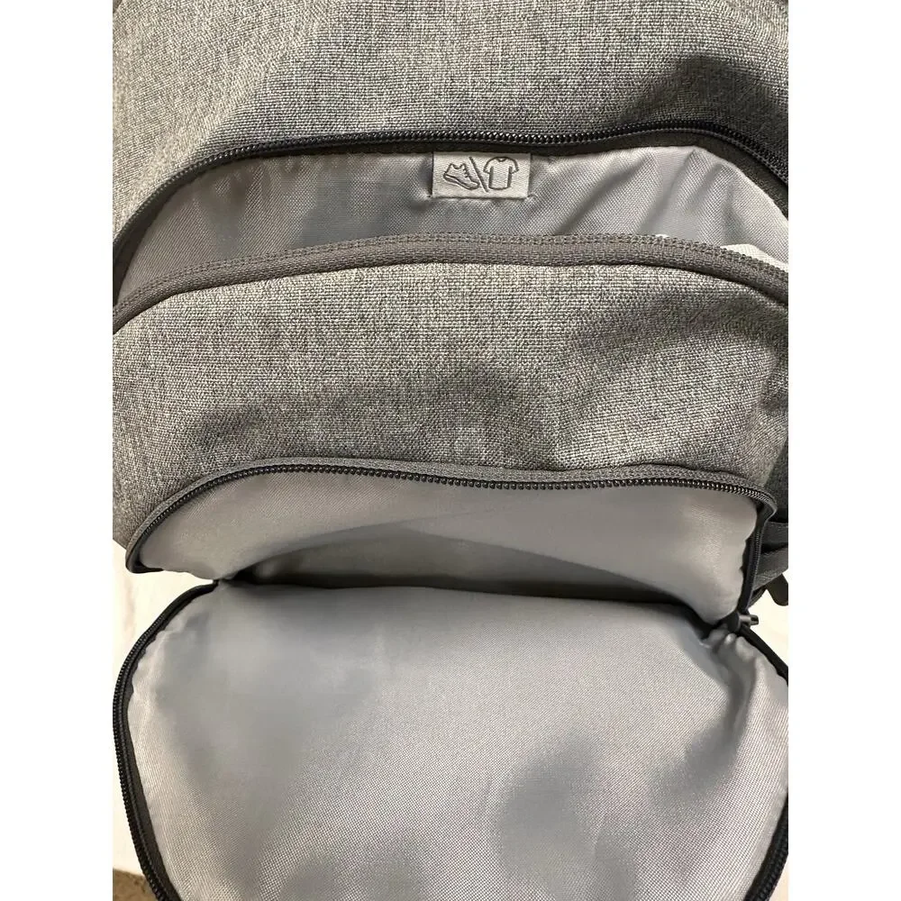 Under Armour Hustle 6.0 Backpack - Item # 1384673 Gray/black NWOT Multi Pockets